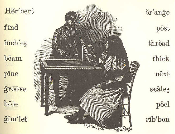 Boy and girl near table holding balance scale.