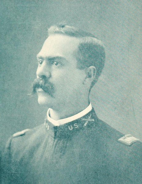 Illustration: Lieut. John H. Parker, 13th US Infantry, Late Commanding Gatling Guns at Santiago.