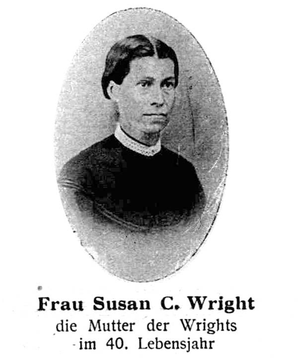 Frau Susan C. Wright: Die Mutter Der Wrights Im 40. Lebensjahr