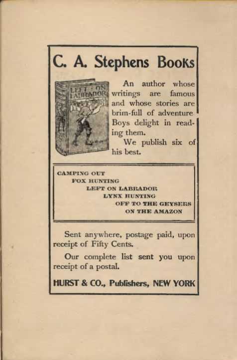 C.A. Stephens Books