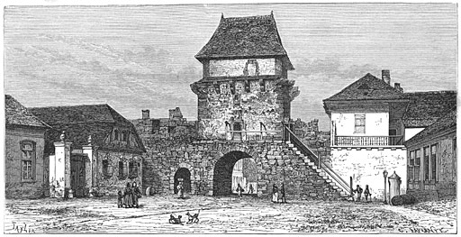 Hongaarsche-poort te Kolosvar.