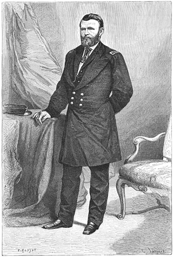 Generaal Grant, ex-president der Vereenigde-Staten.