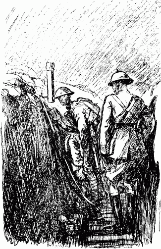 C.O. (to sentry): "Do you know the Defence
Scheme for this sector of the line, my man?"