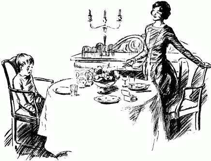 BOBBY (at the conclusion of dinner): "Mother, I don't know how it is, but
I never seem to get that--that--nice sick feeling nowadays."
