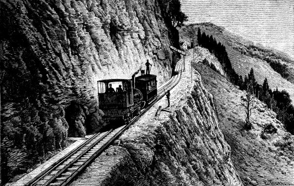  FIG. 2.—THE RIGHI RAILROAD.