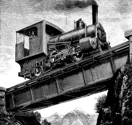  FIG. 3.—NEW LOCOMOTIVE ON THE RIGHI RAILROAD.