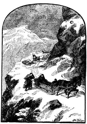  FIG. 25.&mdash;SWISS ALPINE POST IN WINTER.