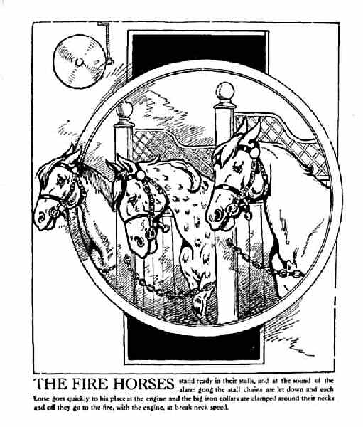 Illustration: The Fire Horses.