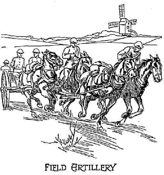 Illustration: Field Artillery.