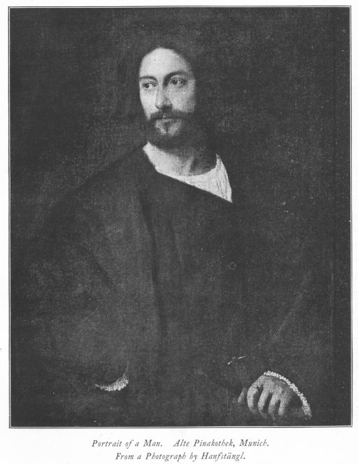 Portrait of a Man. Alte Pinakothek, Munich. From a Photograph by Hanfst&auml;ngl.