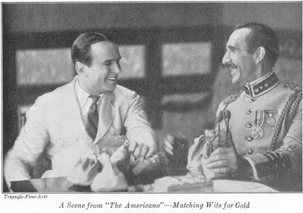 A Scene from "The Americano"&mdash;Matching Wits for Gold