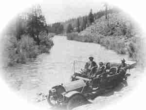 Automobiling along the Truckee River