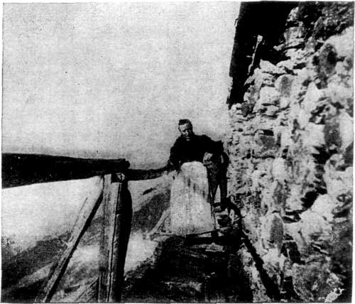 AD&Eacute;LE BALMAT, HOSTESS AT THE GRANDS MULETS STATION.