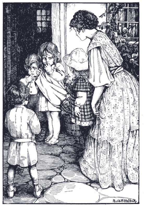 &ldquo;Two funny fair-haired children with their fingers in their mouths&rdquo;