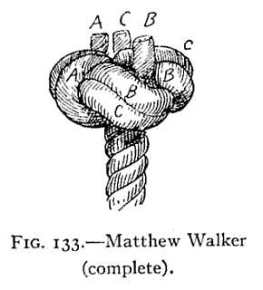 Illustration: FIG. 133.&mdash;Matthew Walker (complete).