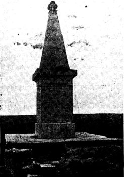 Monument at Ayrsmoss.