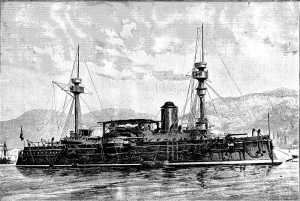 THE FRENCH ARMORED TURRET SHIP MARCEAU