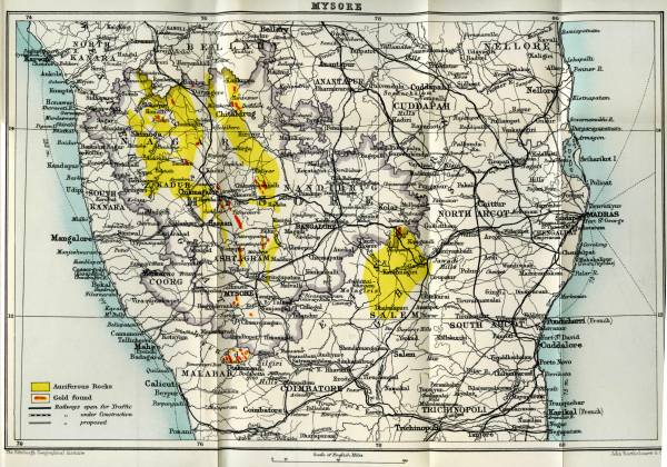 Map of Mysore