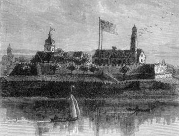 Fort George in 1740