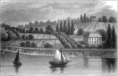 East River Shore, 1750, from an Old Print