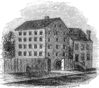 Old Sugar-House in Liberty Street, the Prison-House of the Revolution