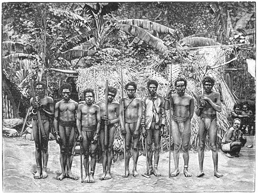 Inboorlingen van het eiland Paama.
