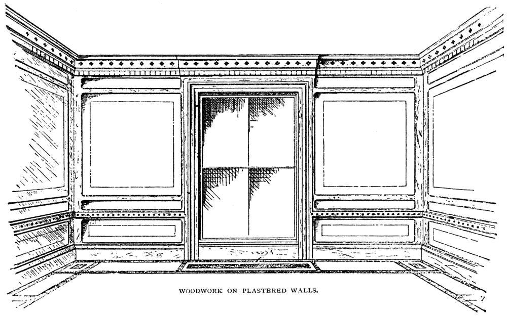 WOODWORK ON PLASTERED WALLS