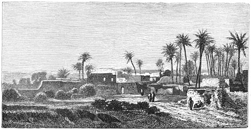 Het dorp Tell-el-Keber.