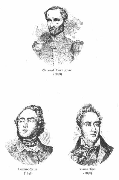 General Cavaignac (1848), Ledru-Rollin (1848), Lamartine (1848)