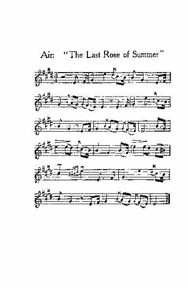 Air: "The Last Rose of Summer" MUSIC
