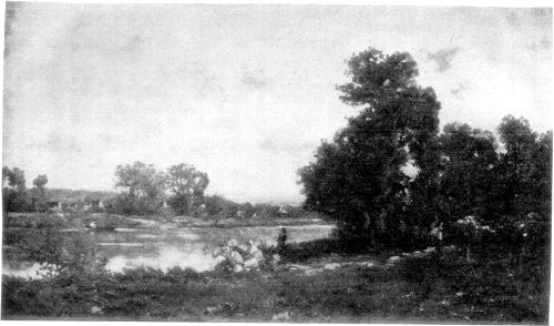 ON THE RIVER OISE. FROM A PAINTING BY CHARLES FRAN&Ccedil;OIS DAUBIGNY.