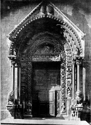 XIII. The Principal Doorway to the Basilica at Altamura, Italy.