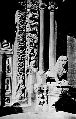 XIV. Detail of the Principal Doorway to the Basilica at Altamura, Italy.