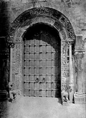 X. The Principal Doorway to the Catherdral at Trani, Italy.