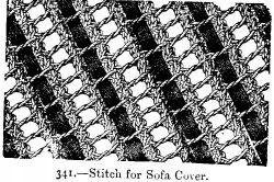 Stitch for Sofa Cover.