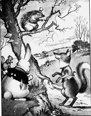 "Pooh," exclaimed Reddy Fox. "Who's afraid of that
fellow?" Page 10.