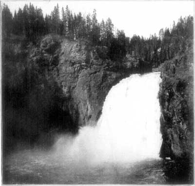 UPPER FALLS OF THE YELLOWSTONE.