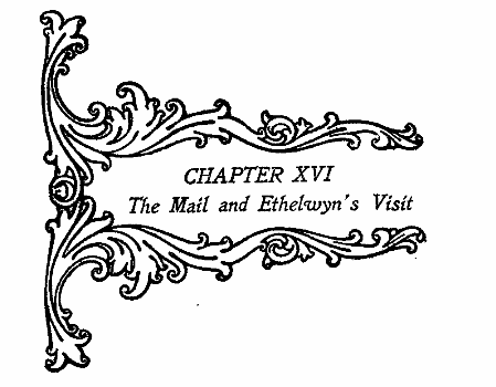 CHAPTER XVI The Mail and Ethelwyn's Visit