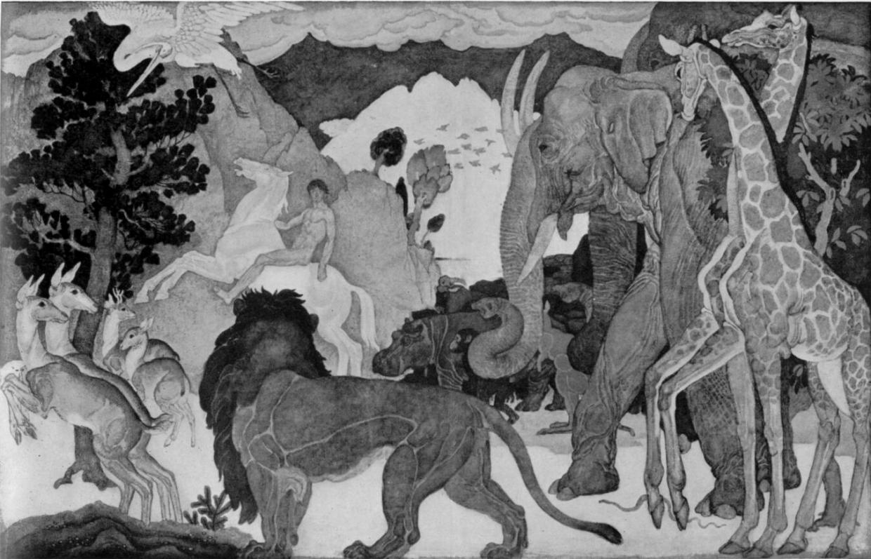 God had given the Man and Woman no time to pack. He had marched them
beyond the walls and locked the golden gates of Eden against them
forever.