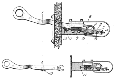 Illustration: Fig. 85. Removable Lever Hook Switch