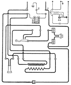Illustration: Fig. 175. Circuit of Two-Party Station