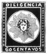 Stamp, "Diligencia", 60 centavos