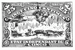 Stamp, "Etat Independant du Congo", 25 centimes