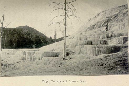 Pulpit Terrace and Bunsen Peak.