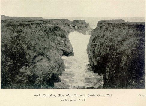 Arch Remains Side Wall Broken, Santa Cruz, Cal.