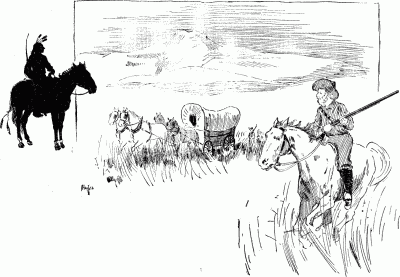 FORTY-NINERS CROSSING THE PLAINS.