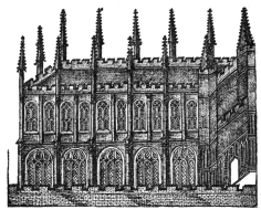 OLD VIEW OF DUKE HUMFREY’S LIBRARY.
