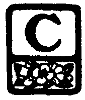[Illuminated letter] C