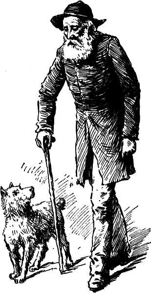 The old man and his dog were constant companions.