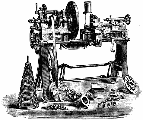 LATHE FOR USE ON SHIPBOARD.